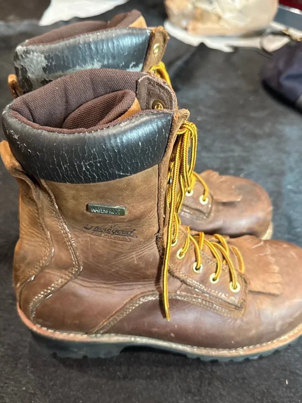 Thorogood Logger 9” Waterproof Steel Toe Boots 804-3556 Men’s 9.5W USA